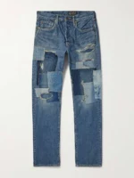 Kapital Distressed Patchwork Jeans