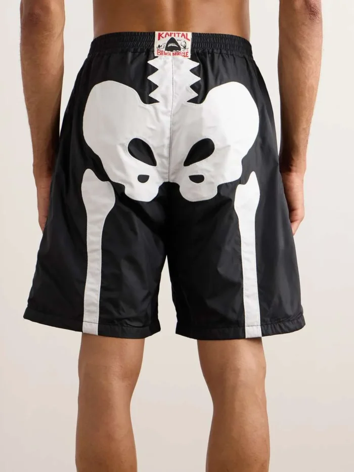 Kapital Skeleton Bone Shorts - 1