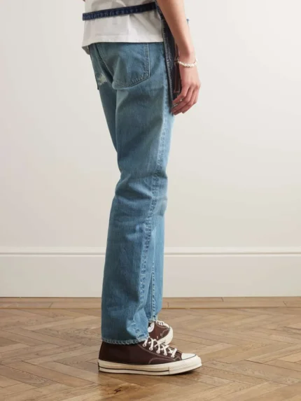 Kapital Slim-Fit Distressed Jeans - 1