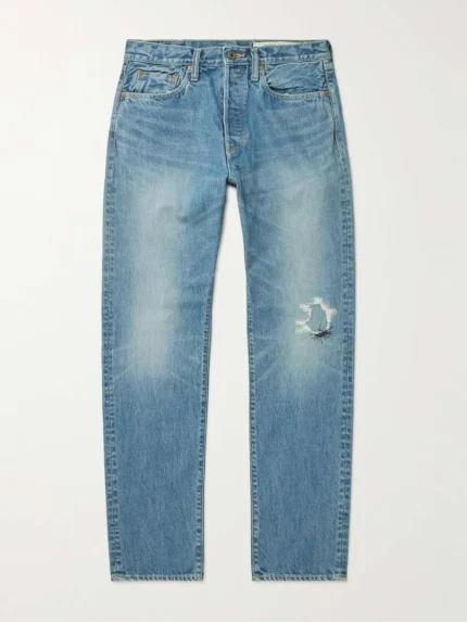 Kapital Slim-Fit Distressed Jeans