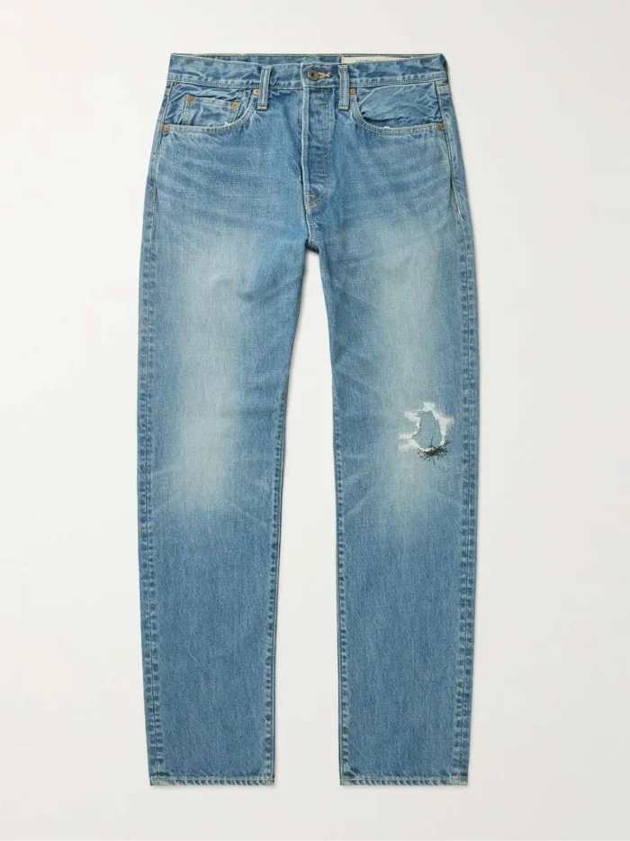Kapital Slim-Fit Distressed Jeans