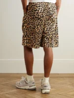 Leg Belted Leopard Shorts - 1