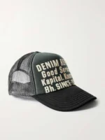 Printed Scuba and Mesh Trucker Cap